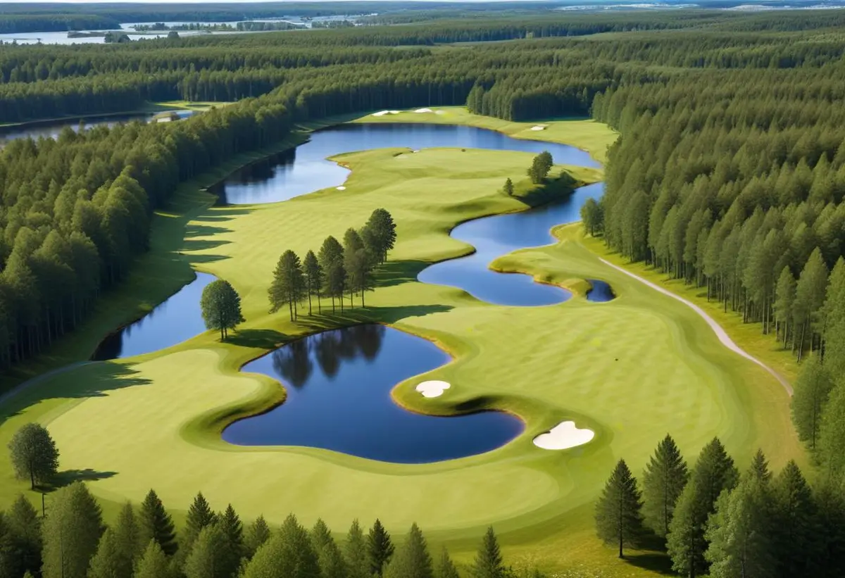 Sveriges mest fantastiska golfbanor du måste spela! illustration