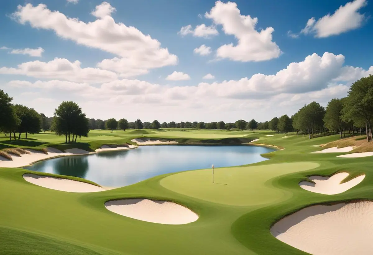 Erik van Rooyen visar vägen på golfbanan illustration