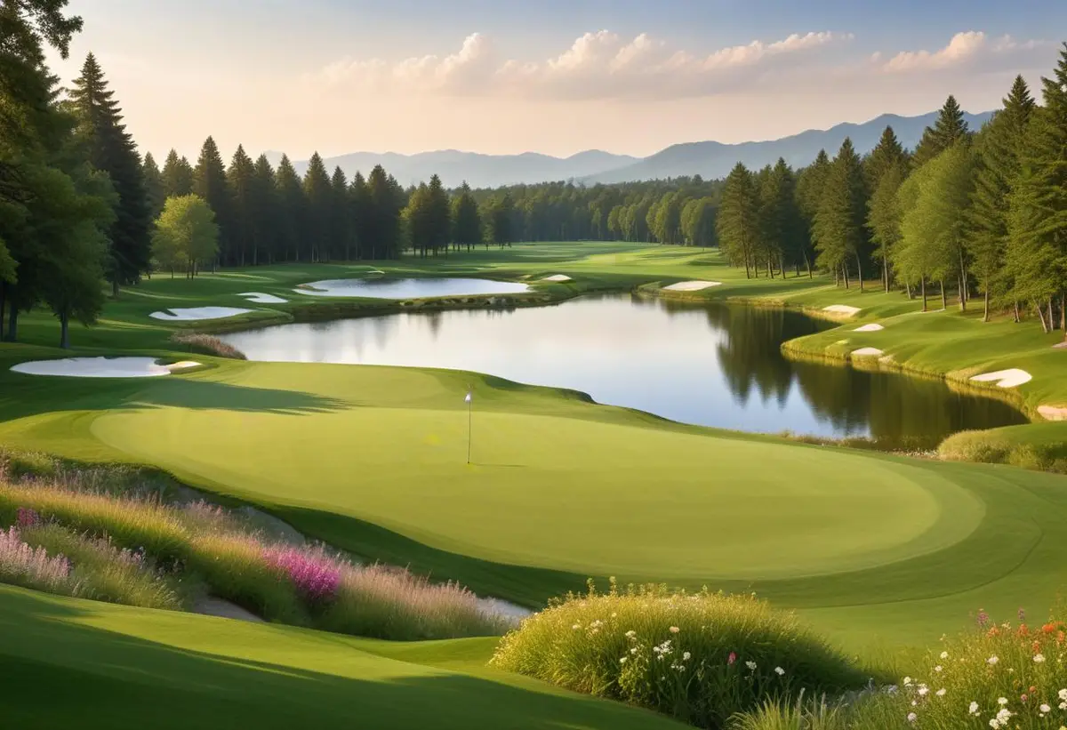 Upplev Frösåker Golf – en golfpärla i naturen illustration