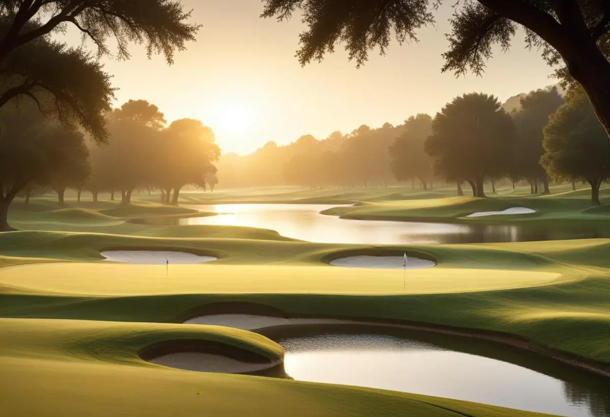 Golf proffs illustration