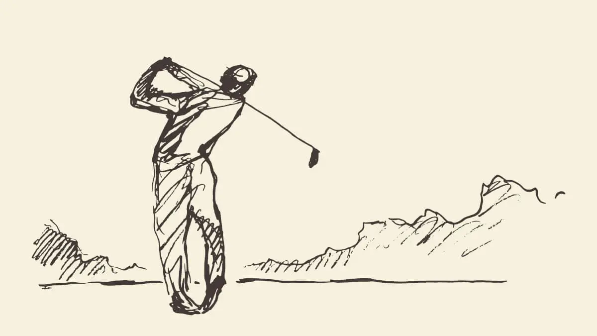 Golfens historia illustration
