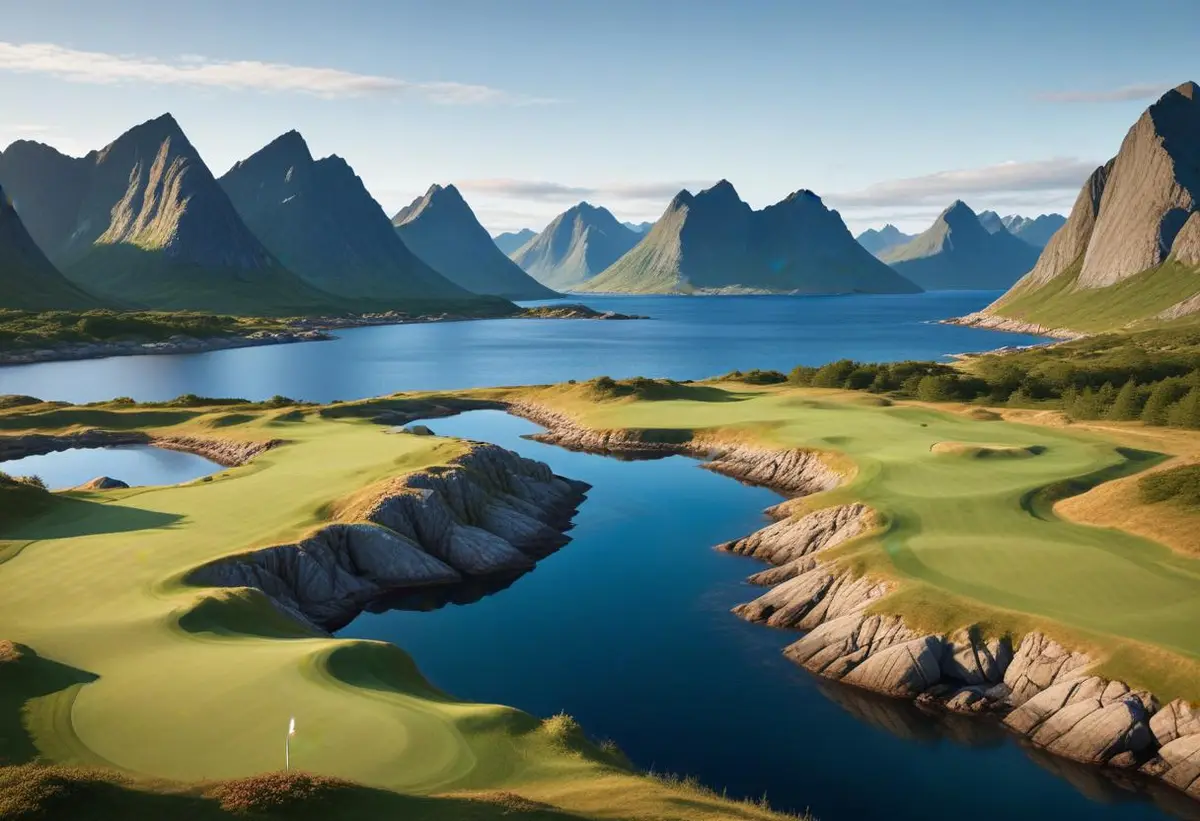 Golfäventyr på Lofoten golfbana – en unik upplevelse! illustration