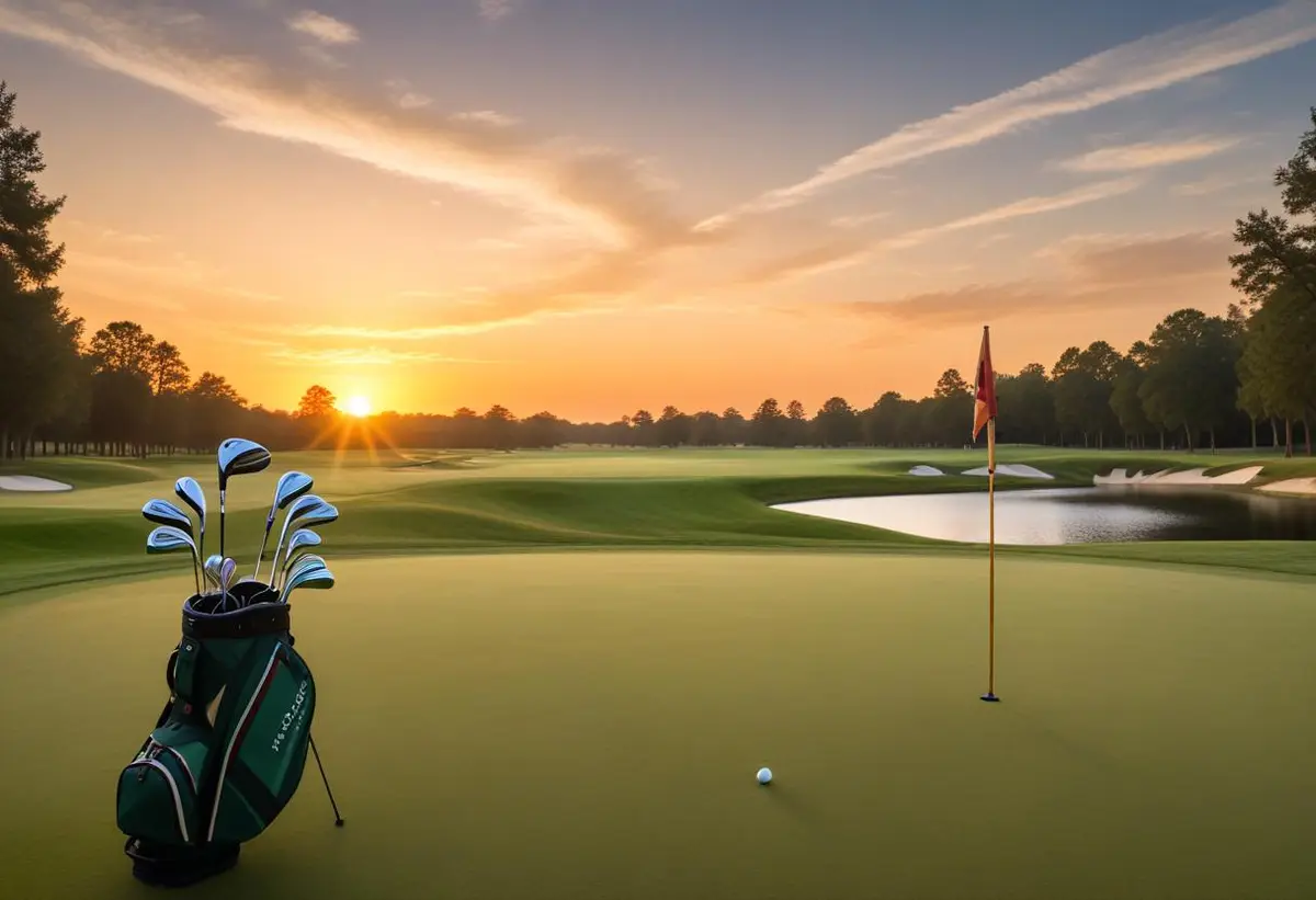 Olika golfslag som kan förbättra ditt spel illustration