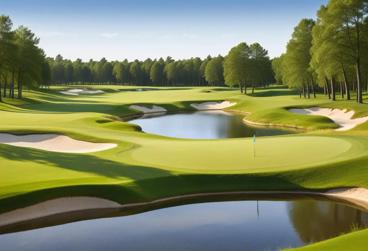 Hitta de bästa öppna golfbanorna för säsongen! illustration