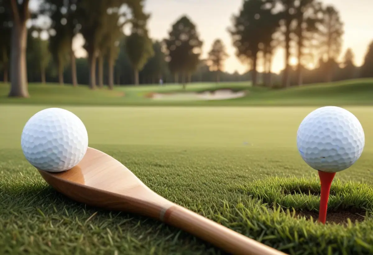 Spoon golf illustration