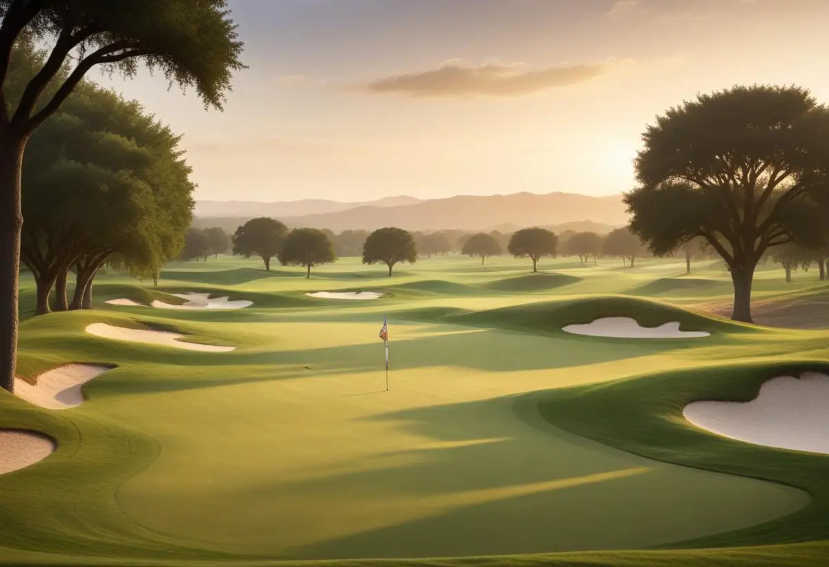 Texas scramble – den roligaste golfformen för alla! illustration