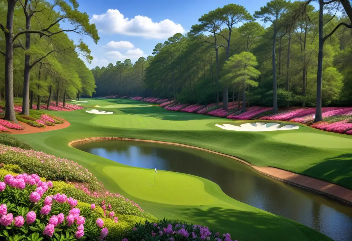 Så här lever The Masters golf i år! illustration