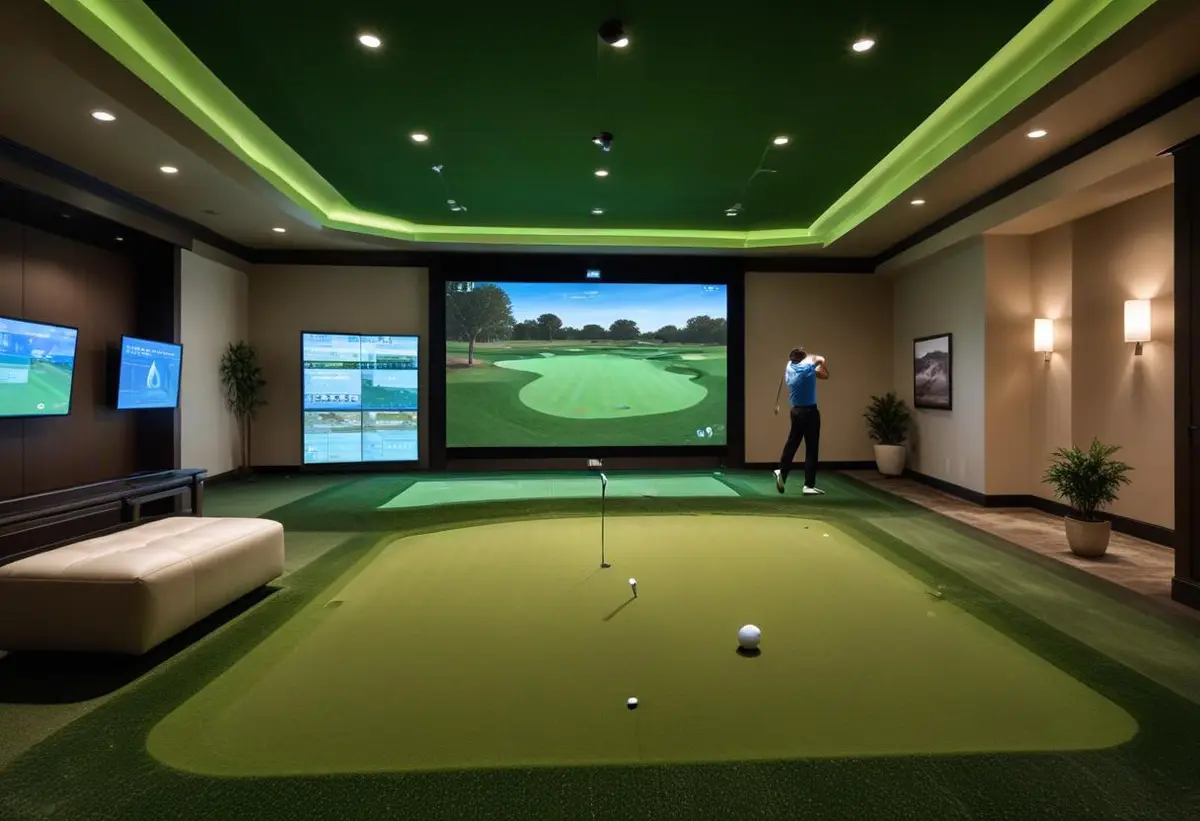 Upplev spännande inomhusgolf med Trackman iO! illustration